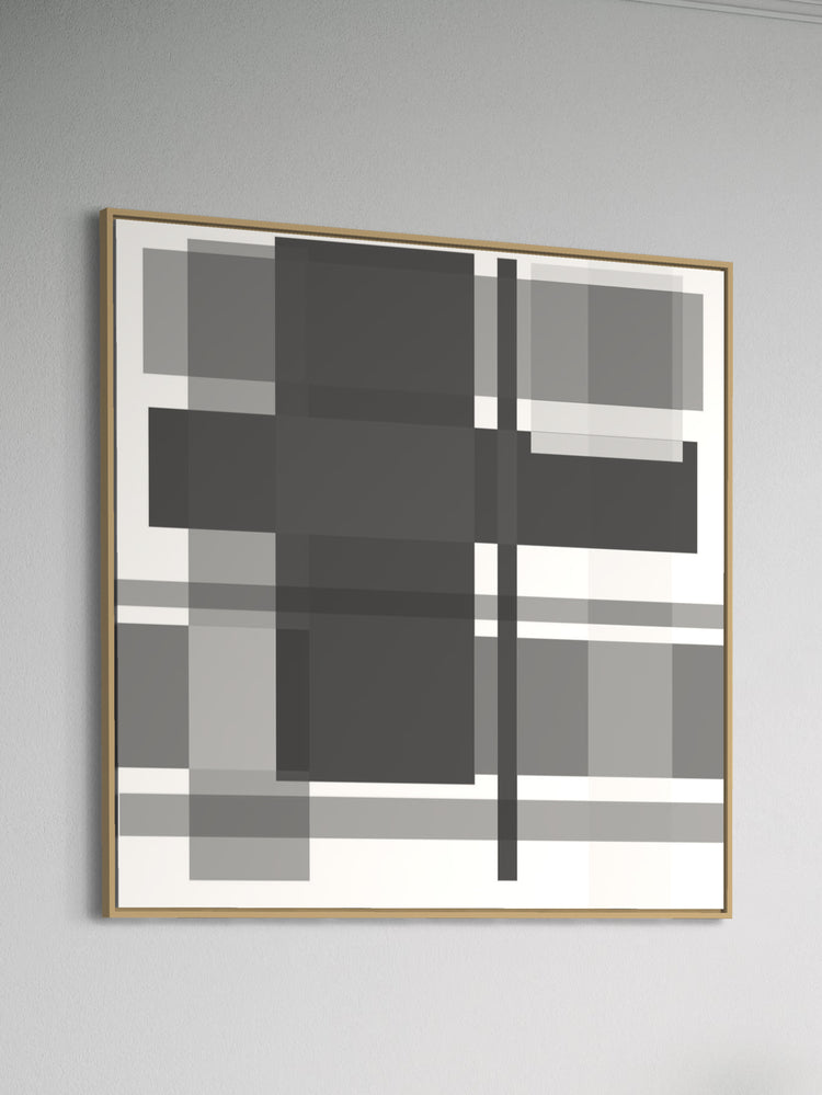 "Abstract Black and Grey"