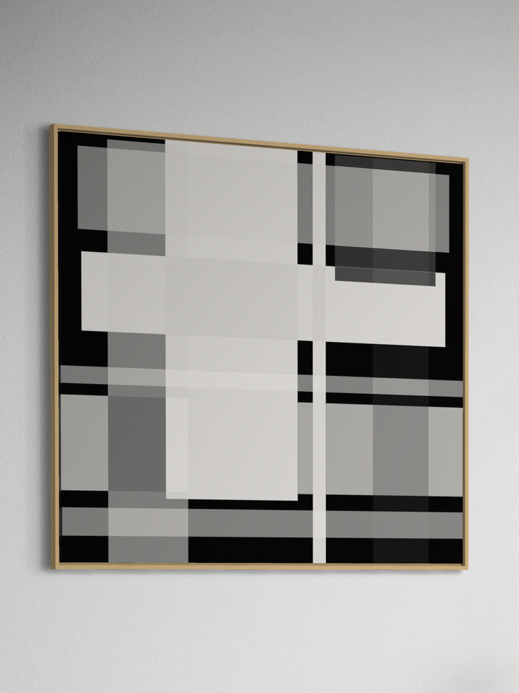 "Abstract White and Grey"