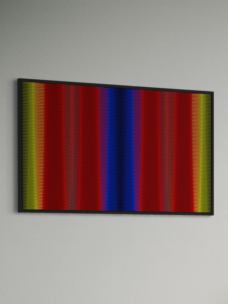"Abstract Blue and Red"