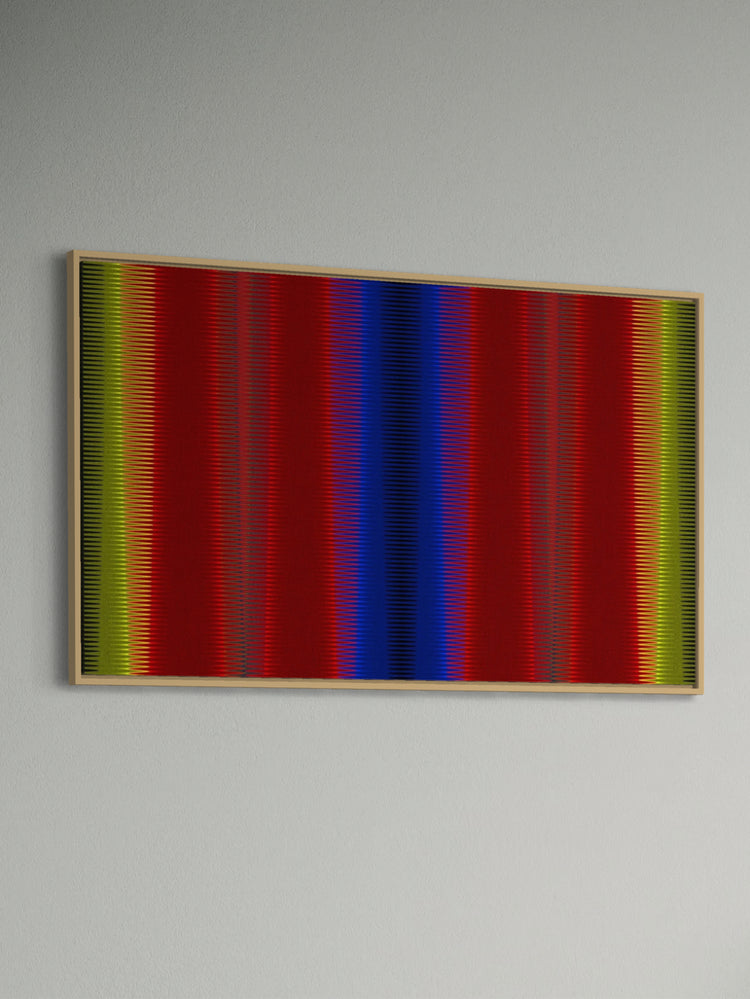 "Abstract Blue and Red"