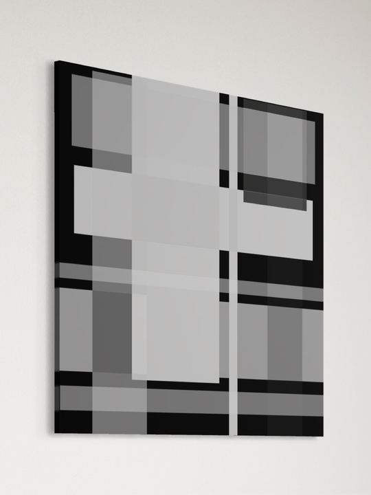 "Abstract White and Grey"