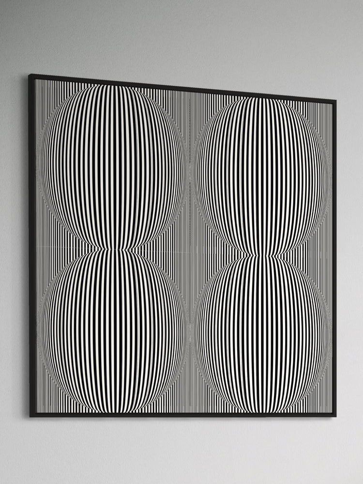 "Black and White 4 Balls"