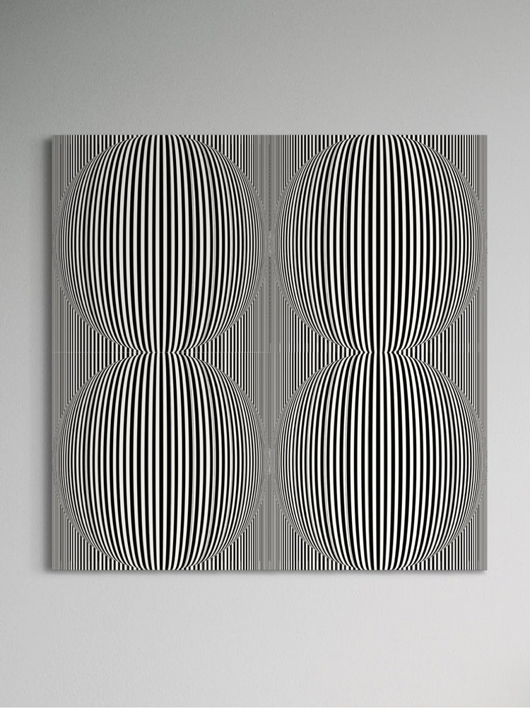 "Black and White 4 Balls"