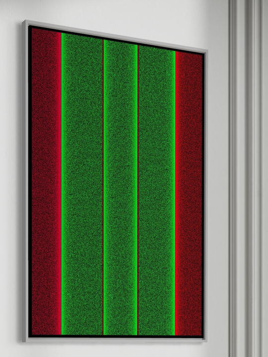 "Green and Red Stripes"