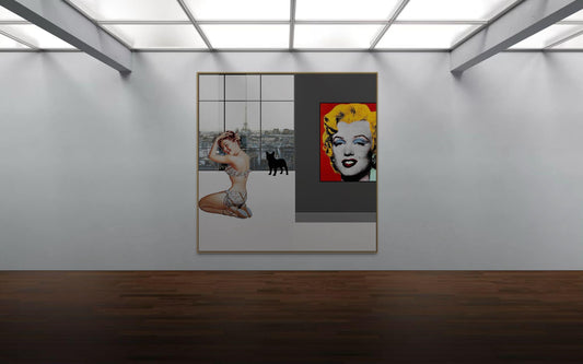 "Marilyn and the pin up girl"