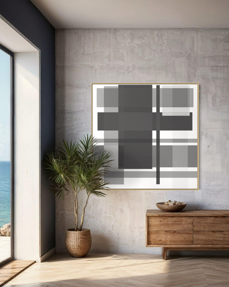 "Abstract Black and Grey"