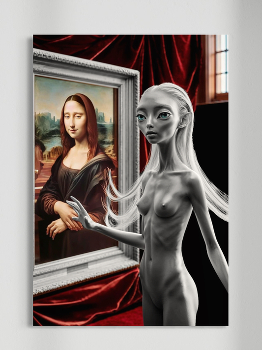 AI -"Meeting with the Mona Lisa"