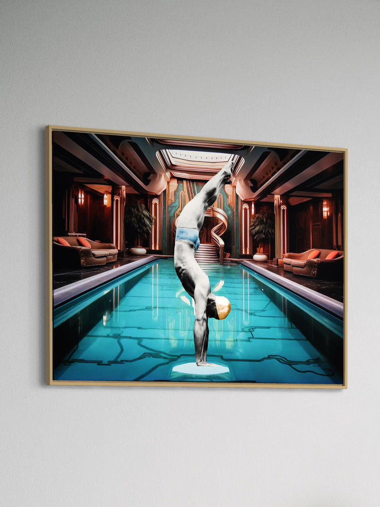 "Art Deco Diver"