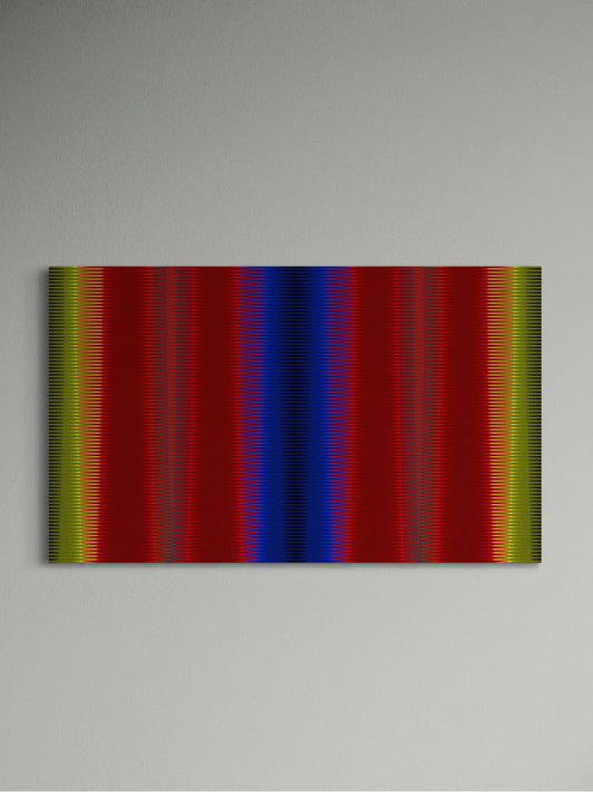 "Abstract Blue and Red"