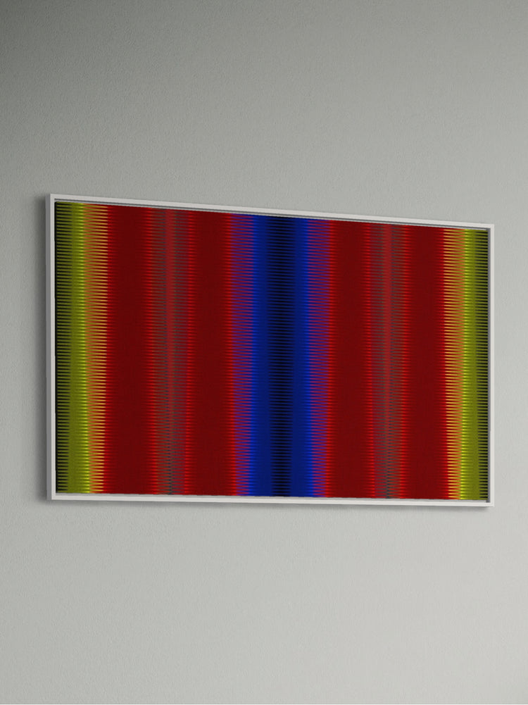 "Abstract Blue and Red"