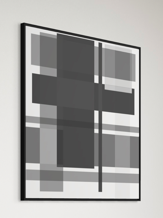 "Abstract Black and Grey"
