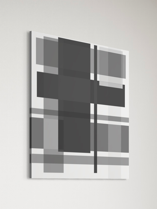 "Abstract Black and Grey"