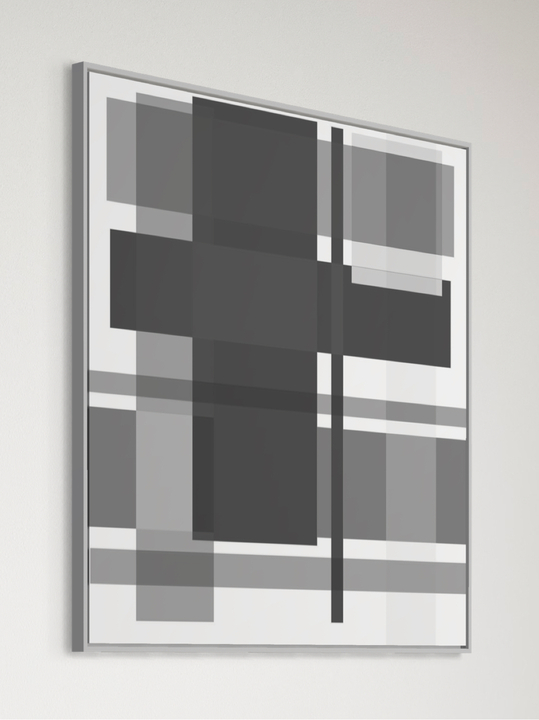 "Abstract Black and Grey"