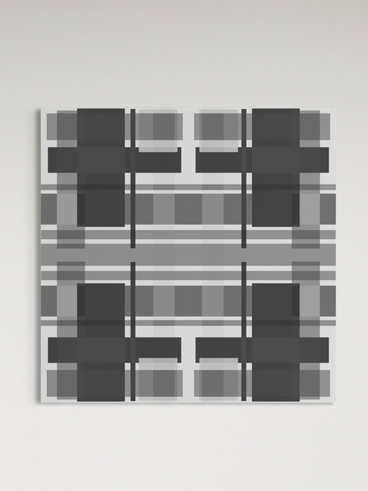 "Abstract White, Black and Grey"