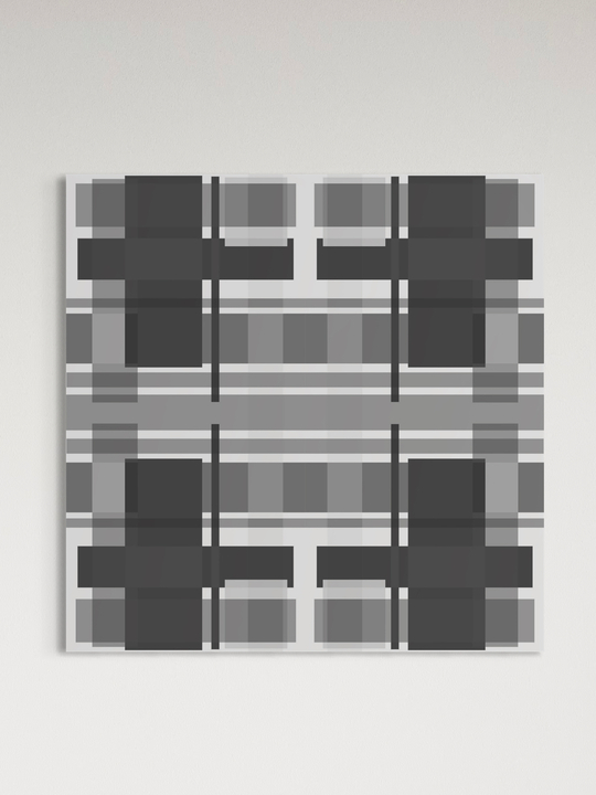 "Abstract White, Black and Grey"