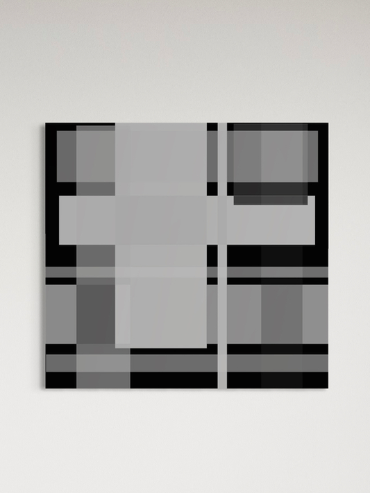 "Abstract White and Grey"
