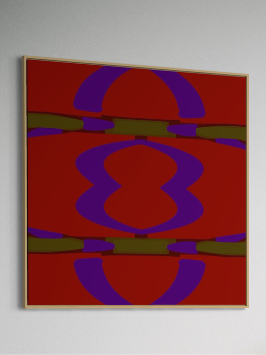 "Abstract purple and red"