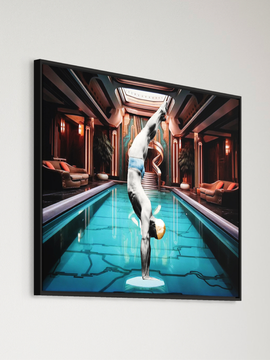 "Art Deco Diver"