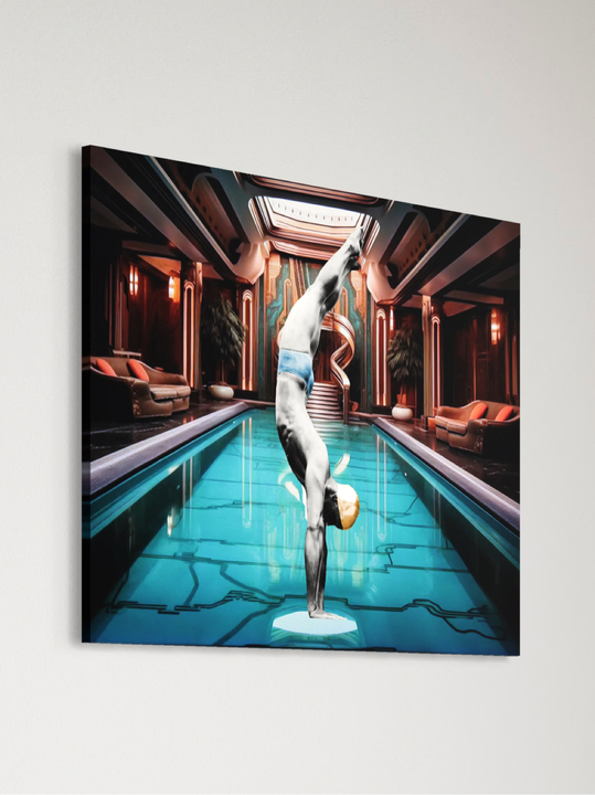 "Art Deco Diver"