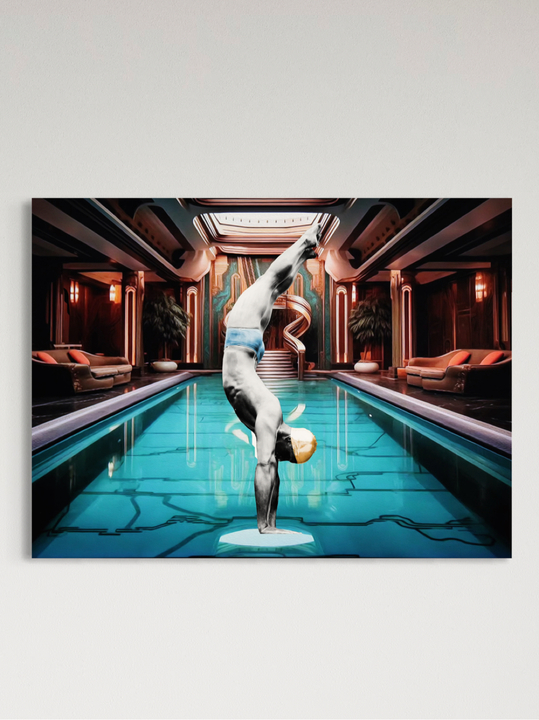 "Art Deco Diver"