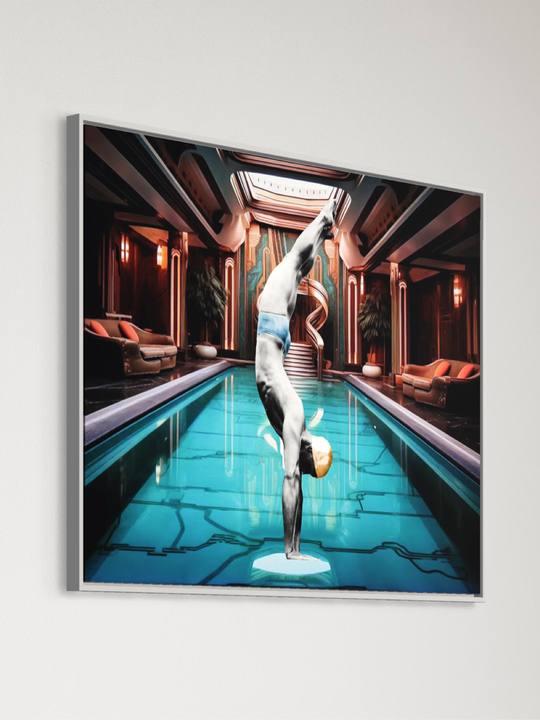 "Art Deco Diver"