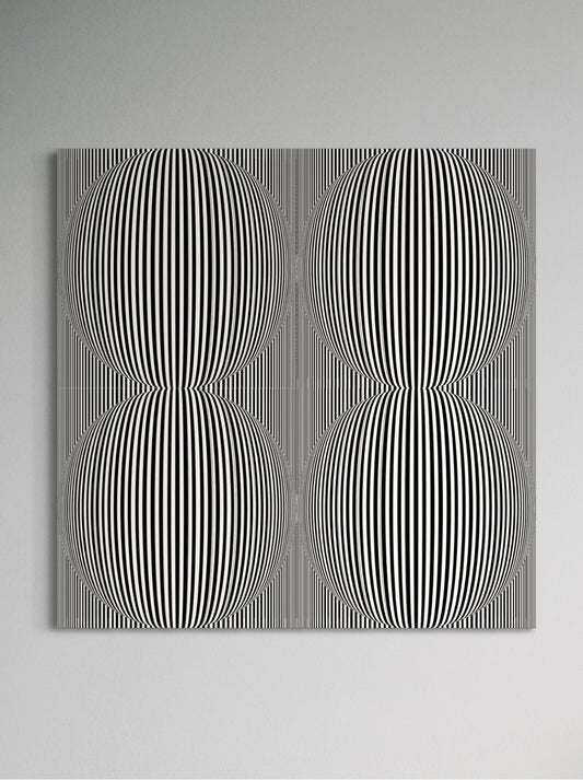 "Black and White 4 Balls"