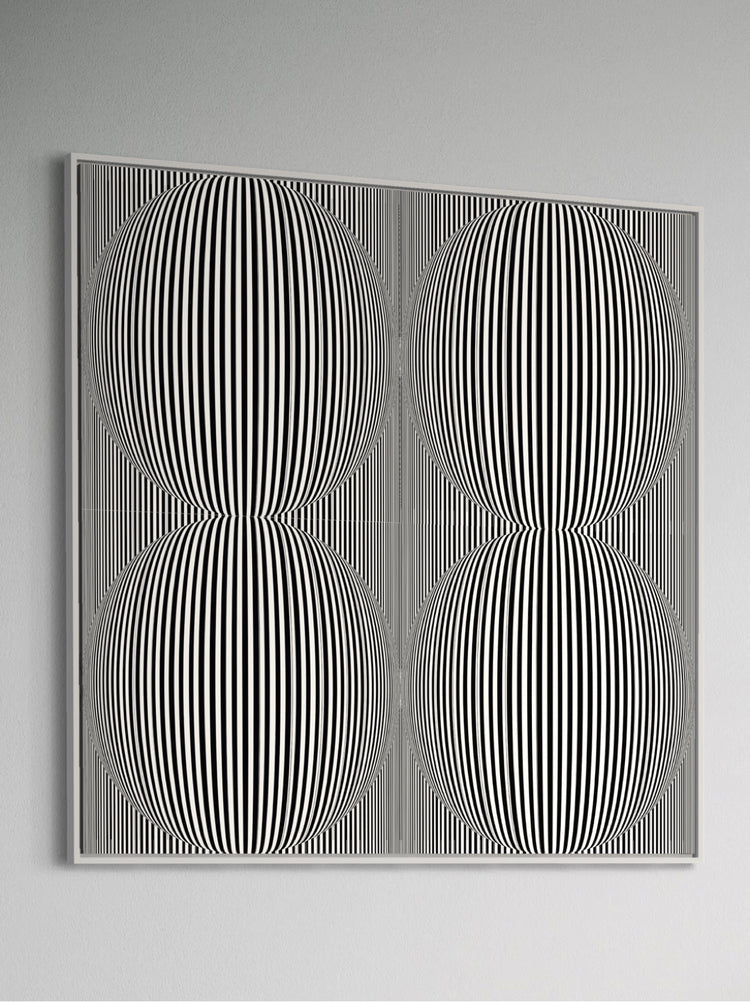 "Black and White 4 Balls"