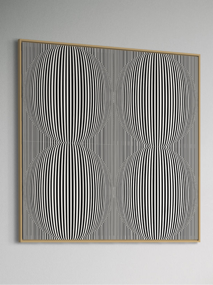 "Black and White 4 Balls"