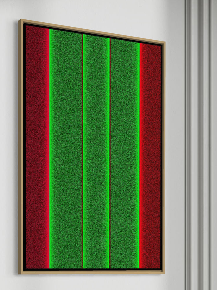 "Green and Red Stripes"