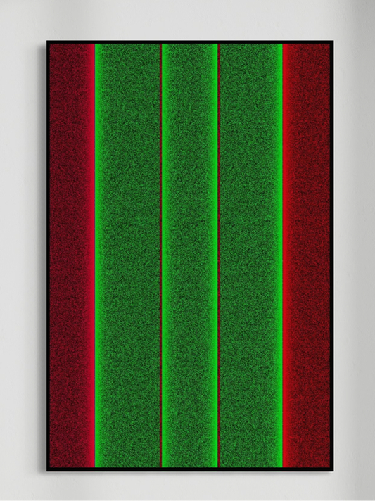 "Green and Red Stripes"