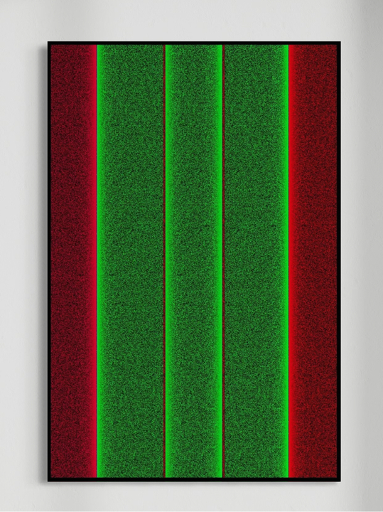 "Green and Red Stripes"
