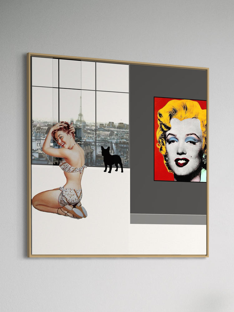 "Marilyn and the pin up girl"