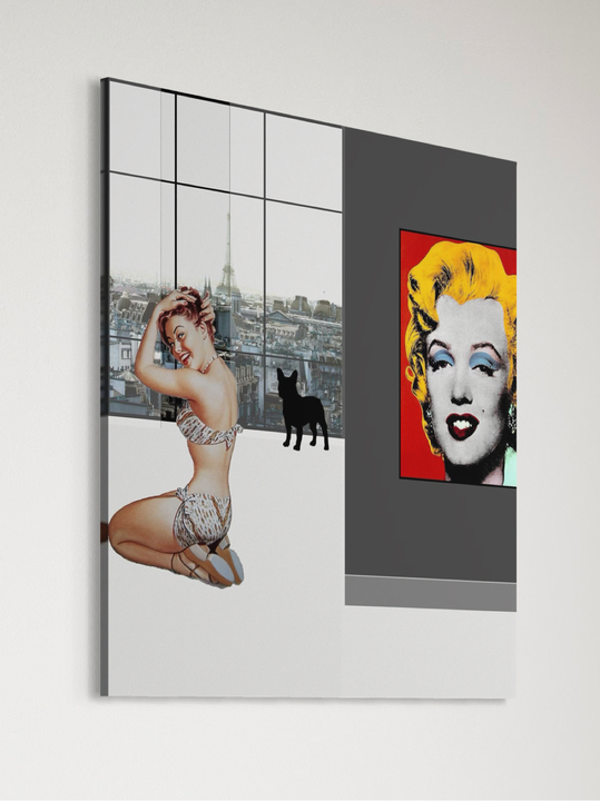 "Marilyn and the pin up girl"