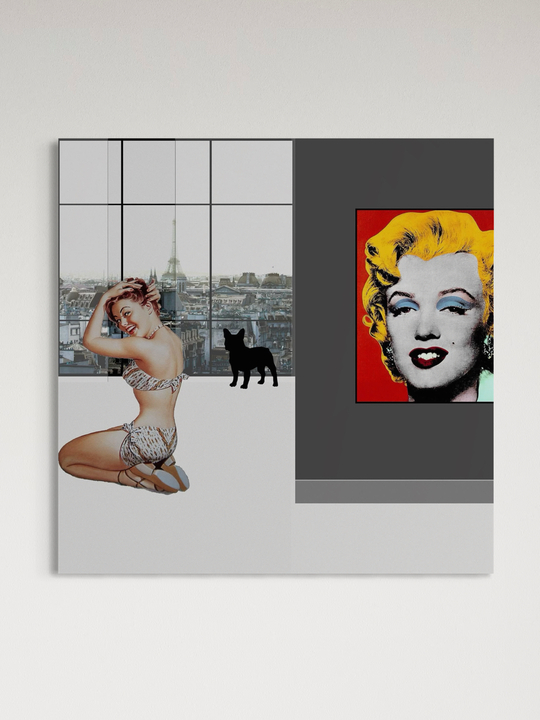 "Marilyn and the pin up girl"