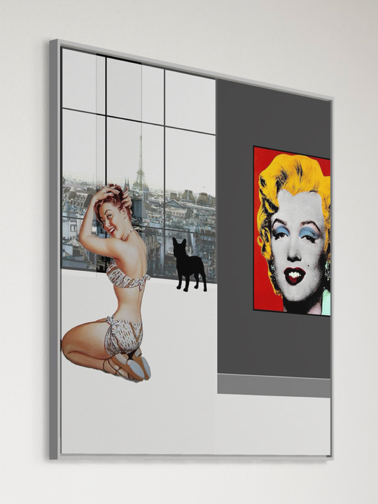 "Marilyn and the pin up girl"