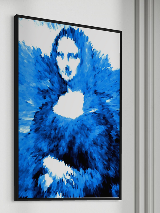 "Mona Lisa in Light Blue"