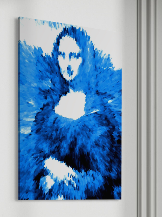 "Mona Lisa in Light Blue"