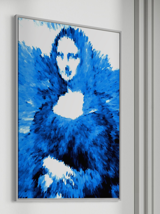 "Mona Lisa in Light Blue"