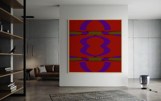 "Abstract purple and red"