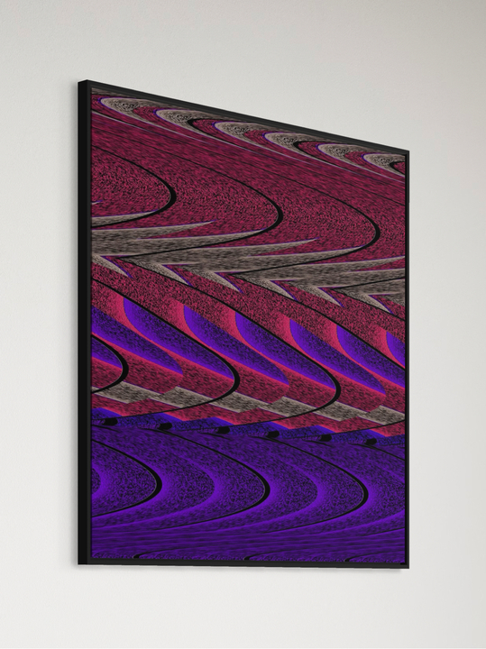 "Red and Pink Waves"