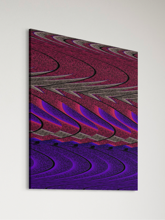 "Red and Pink Waves"