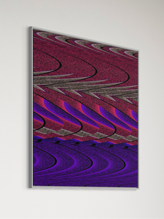 "Red and Pink Waves"