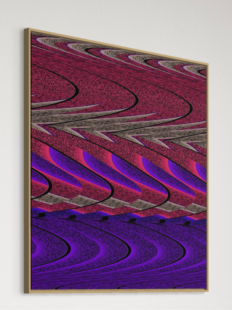 "Red and Pink Waves"