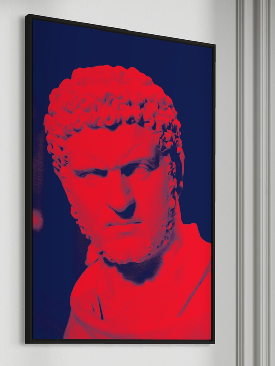 "The Greek Face - Red"