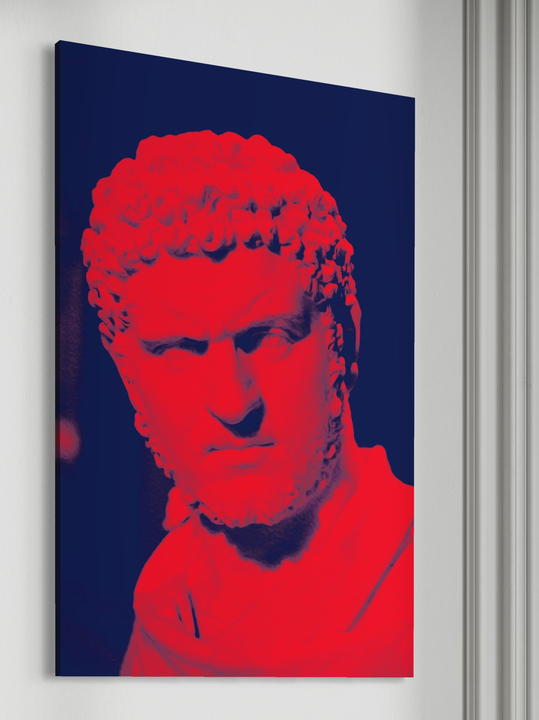 "The Greek Face - Red"