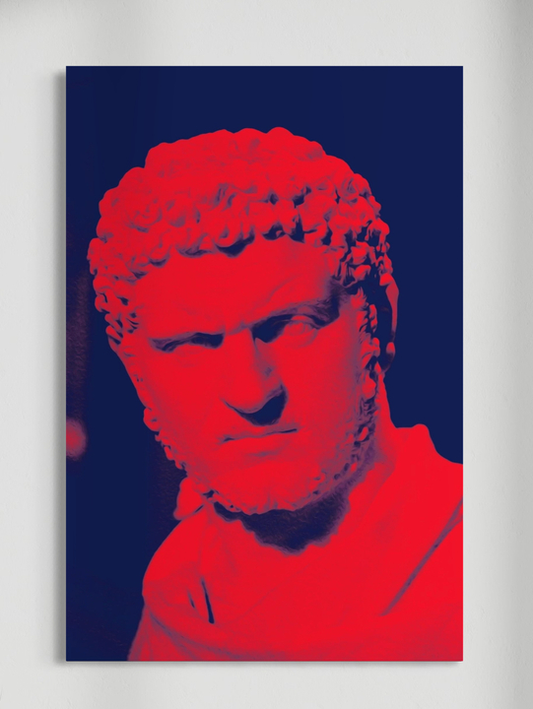"The Greek Face - Red"