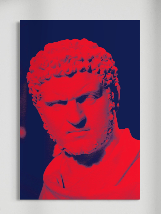 "The Greek Face - Red"