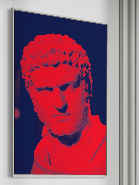 "The Greek Face - Red"