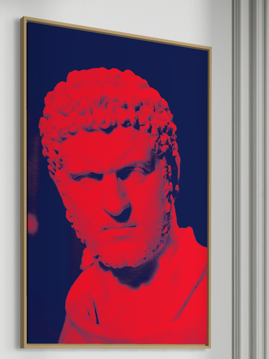 "The Greek Face - Red"